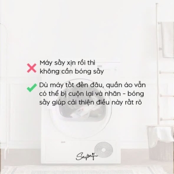 MỘT VÀI HIỂU LẦM NHỎ VỀ BÓNG SẤY – HIỂU ĐÚNG ĐỂ CHĂM SÓC QUẦN ÁO TỐT HƠN